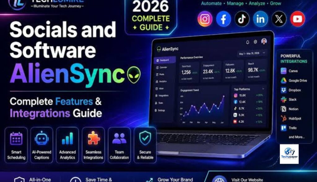 app and socials aliensync