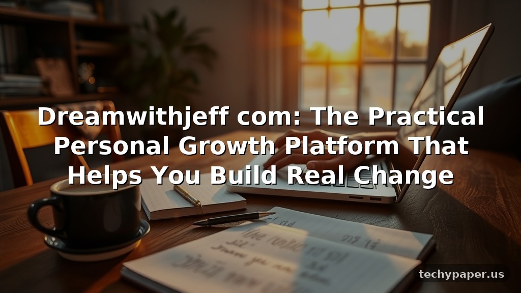 Dreamwithjeff com: The Practical Personal Growth Platform That Helps You Build Real Change