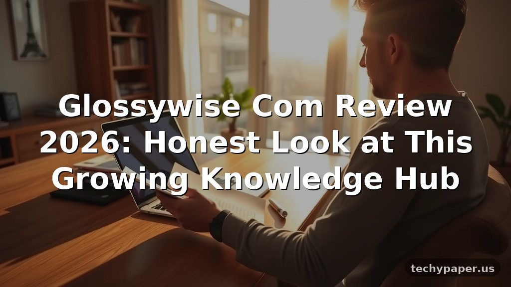 Glossywise Com Review 2026: Honest Look at This Growing Knowledge Hub