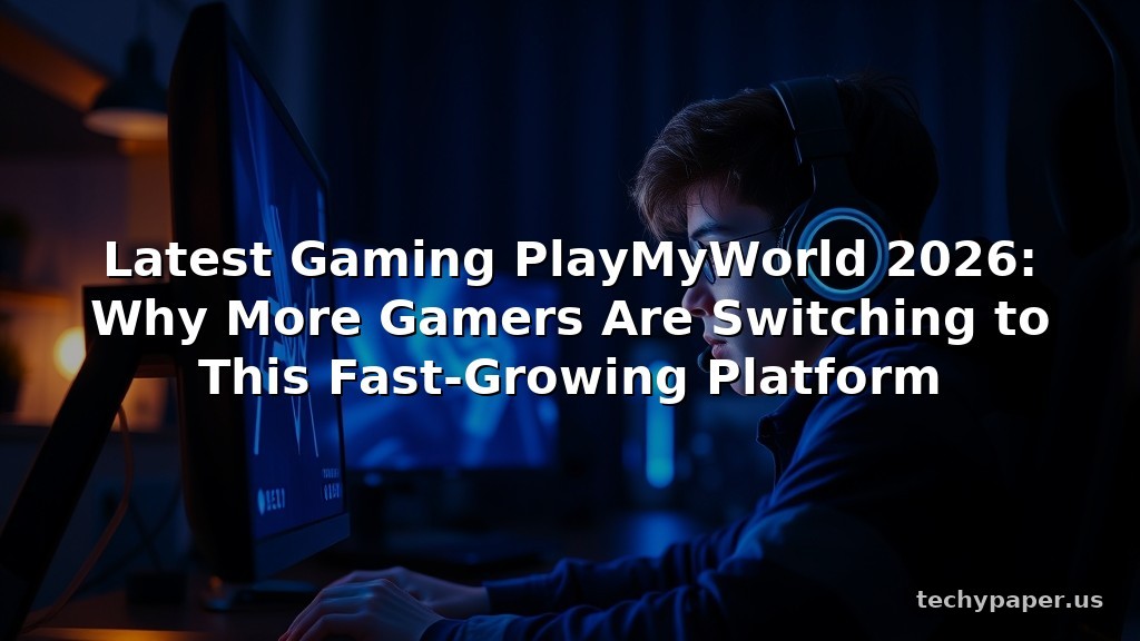 Latest Gaming PlayMyWorld 2026: Why More Gamers Are Switching to This Fast-Growing Platform