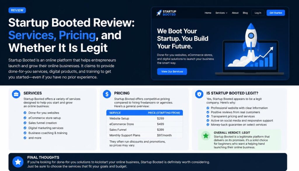 Startup Booted Review